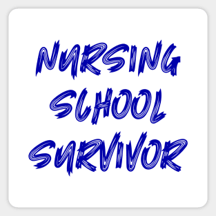 Nursing School Survivor Sticker